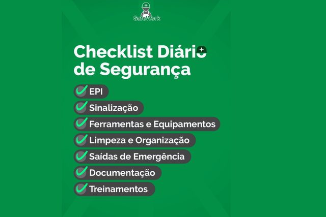 CHECKLIST SEGURANÇA DO TRABALHO