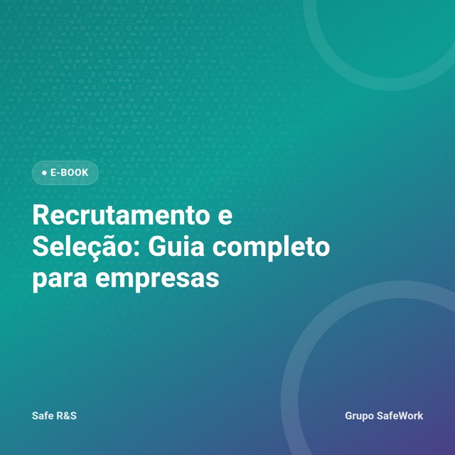 Capa do e-book Recrutamento e Seleção
